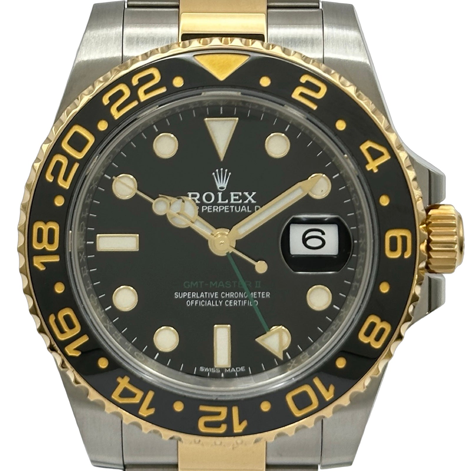 ロレックス ROLEX GMTマスター2  116713LN ブラック ゴールド/ステンレススチール 自動巻き メンズ 腕時計 ロレックス ROLEX GMTマスター2 116713LN ブラック ゴールド