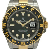 ロレックス ROLEX GMTマスター2 116713LN ブラック ゴールド/ステンレススチール 自動巻き メンズ 腕時計