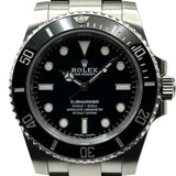 ロレックス ROLEX サブマリーナ ノンデイト 114060 ブラック ステンレススチール 自動巻き メンズ 腕時計