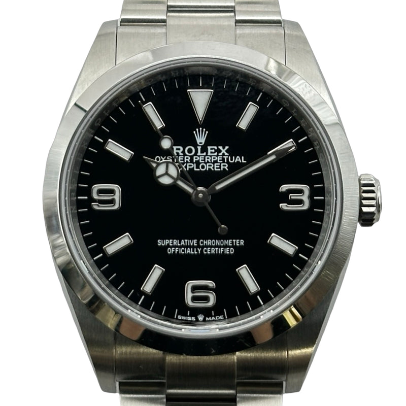 ロレックス ROLEX エクスプローラー36 124270 ブラック ステンレス