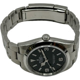 ロレックス ROLEX エクスプローラー36 124270 ブラック ステンレススチール 自動巻き メンズ 腕時計