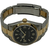 ロレックス ROLEX エクスプローラー36 124273 ブラック ゴールド/ステンレススチール 自動巻き メンズ 腕時計