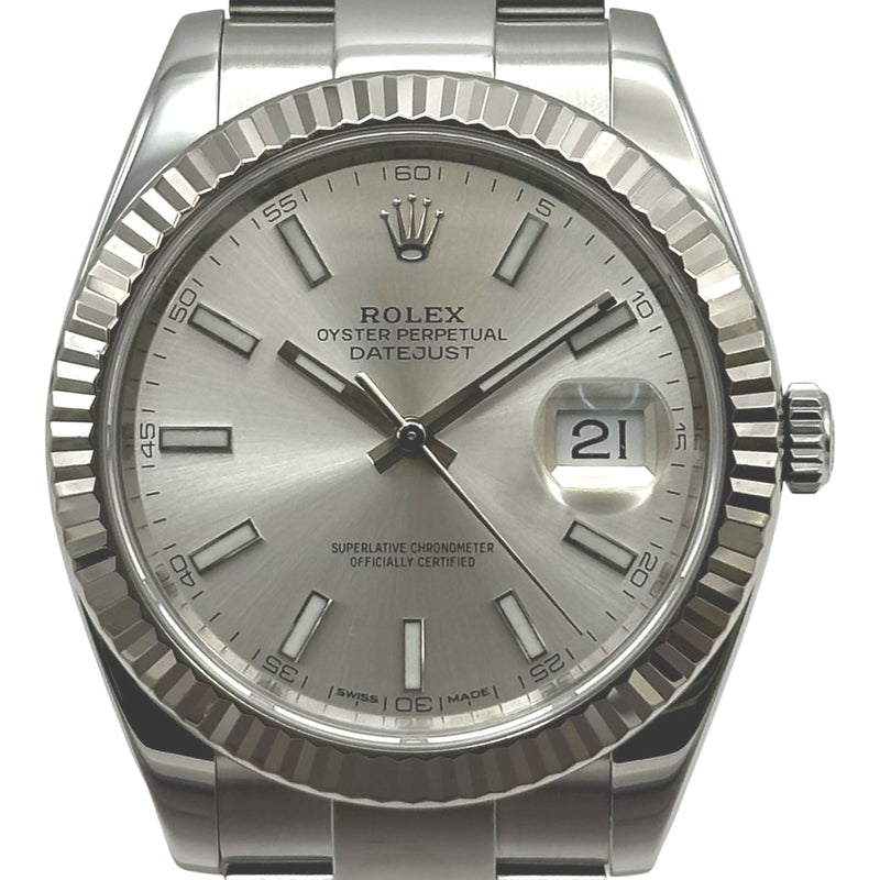 ロレックス ROLEX デイトジャスト 41 126334 シルバー ホワイト