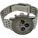 ブライトリング BREITLING ナビタイマー01 シルバーグレイ 日本限定 AB012012/G826 アイボリー ステンレススチール メンズ 腕時計