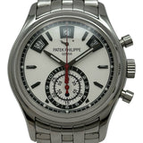 パテック・フィリップ PATEK PHILIPPE アニュアルカレンダー クロノグラフ 5960/1A-001 ホワイト ステンレススチール 自動巻き メンズ 腕時計