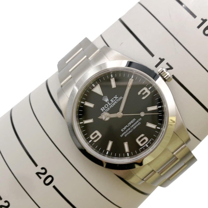 ロレックス ROLEX エクスプローラー1 214270 ブラック ステンレス
