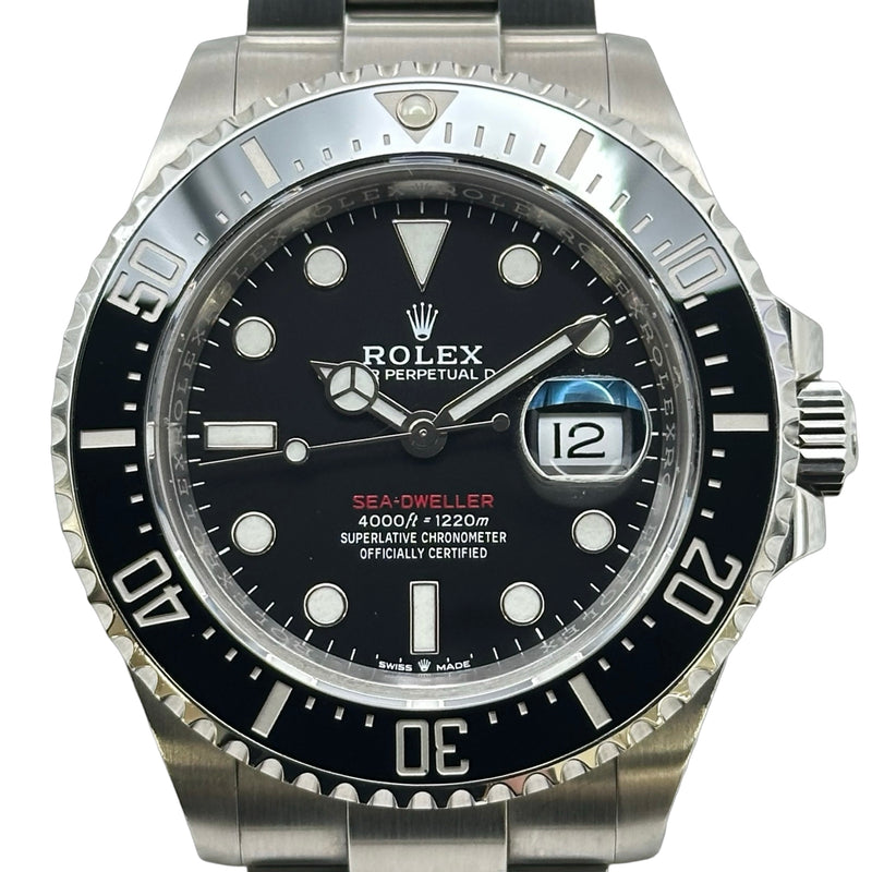 ロレックス ROLEX シードゥエラー 126600 ブラック ステンレススチール 自動巻き メンズ 腕時計 ロレックス ROLEX シードゥエラー 126600 ブラック ステンレススチール