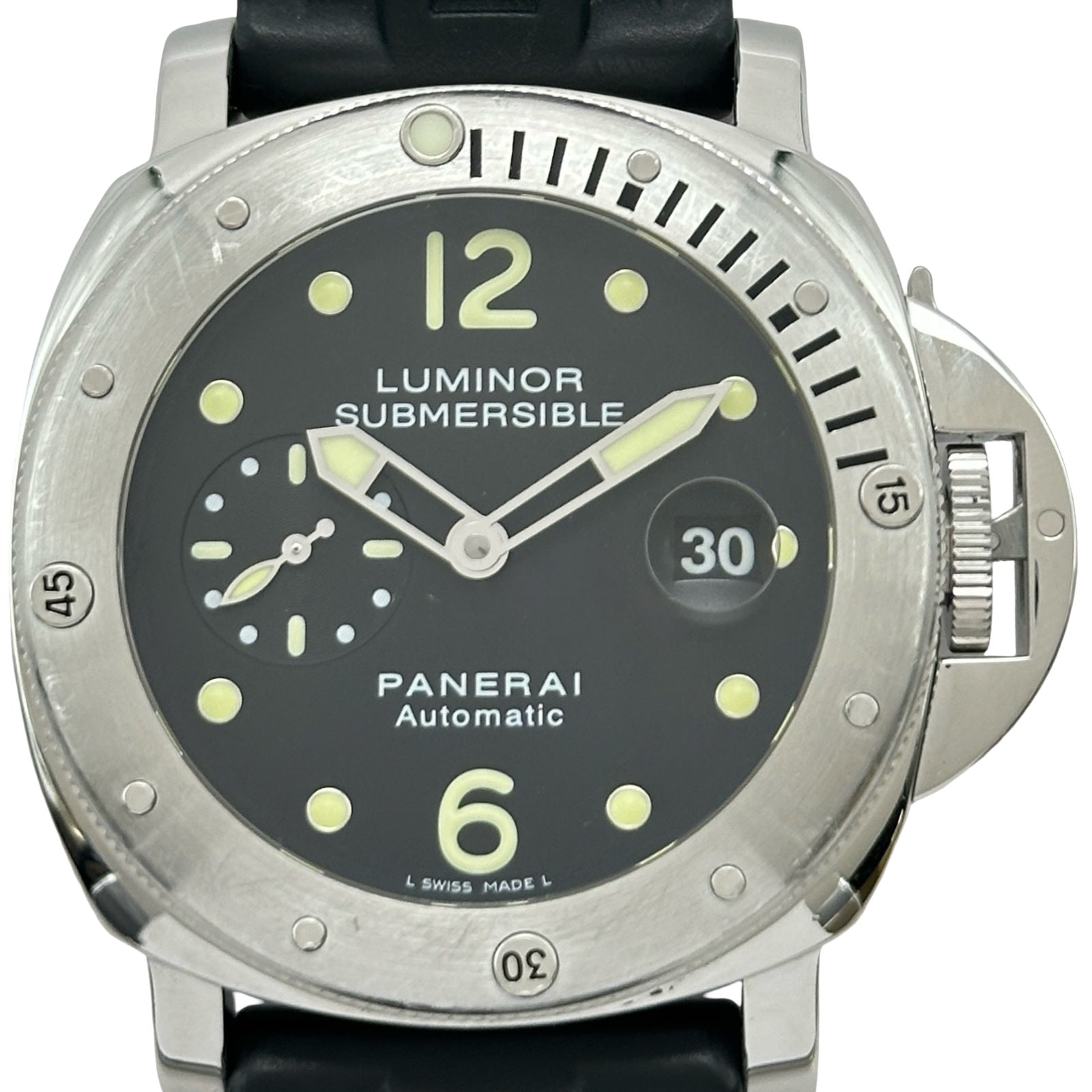 パネライ PANERAI ルミノール サブマーシブル PAM00024 ブラック ステンレススチール 自動巻き メンズ 腕時計 パネライ PANERAI ルミノール サブマーシブル PAM00024 ブラック