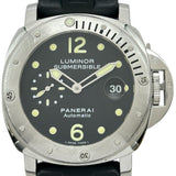 パネライ PANERAI ルミノール サブマーシブル PAM00024 ブラック ステンレススチール 自動巻き メンズ 腕時計