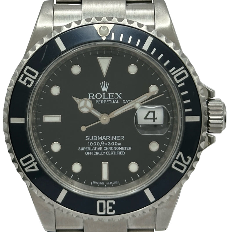 ロレックス ROLEX サブマリーナ 16610T ブラック ステンレススチール 自動巻き メンズ 腕時計 ロレックス ROLEX サブマリーナ 16610 ブラック ステンレススチール