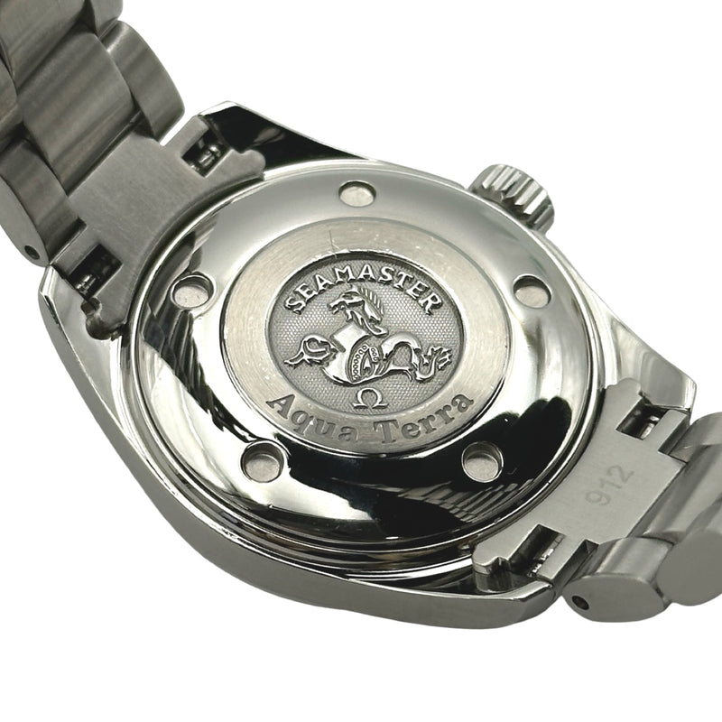 オメガ OMEGA シーマスター アクアテラ オートマティック 2573.70 ホワイトシェル ステンレススチール 自動巻き レディース 腕時計 オメガ OMEGA シーマスター アクアテラ オートマティック 2573.70