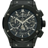 ウブロ HUBLOT クラシック フュージョン アエロフュージョン クロノグラフ 525.CM.0170.RX ブラック セラミック 自動巻き メンズ 腕時計