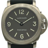 パネライ PANERAI ルミノール ベース PAM00055 ブラック ステンレススチール 手巻き メンズ 腕時計