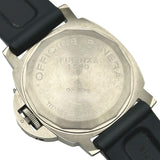 パネライ PANERAI ルミノール ベース PAM00055 ブラック ステンレススチール 手巻き メンズ 腕時計