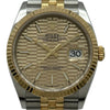 ロレックス ROLEX デイトジャスト36 フルーテッドモチーフ 126233 ゴールド ゴールド/ステンレススチール 自動巻き メンズ 腕時計