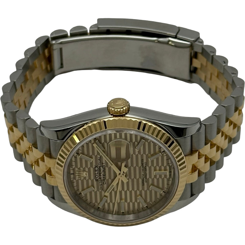 ロレックス ROLEX デイトジャスト36 フルーテッドモチーフ 126233