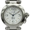 カルティエ Cartier パシャC ビッグデイト W31044M7 ホワイト ステンレススチール 自動巻き レディース 腕時計