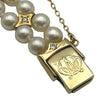 ミキモト MIKIMOTO パールウォッチ 2P20-0550 ホワイトシェル K14 クオーツ レディース 腕時計