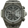 ウブロ HUBLOT ビッグバン ウニコ チタニウム ホワイトダイヤモンド 441.NE.2011.RW.1104 ホワイト チタン 自動巻き メンズ 腕時計