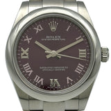 ロレックス ROLEX オイスターパーペチュアル31 177200 レッドグレープ ステンレススチール 自動巻き レディース 腕時計