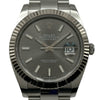 ロレックス ROLEX デイトジャスト41スレート 126334 グレー ホワイトゴールド/ステンレススチール 自動巻き メンズ 腕時計