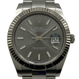 ロレックス ROLEX デイトジャスト41スレート 126334 グレー ホワイトゴールド/ステンレススチール 自動巻き メンズ 腕時計