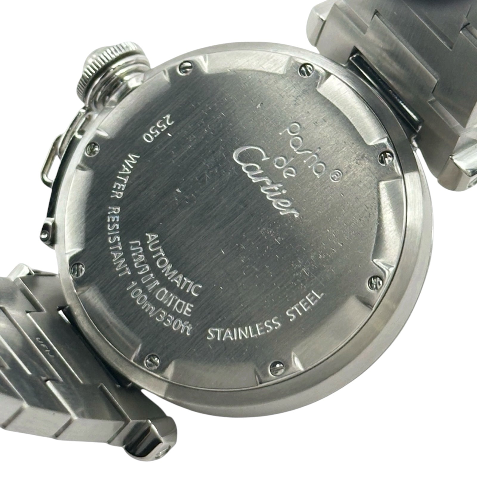 カルティエ Cartier パシャC メリディアン GMT W31049M7 ブラック ステンレススチール 自動巻き レディース 腕時計 カルティエ Cartier パシャC メリディアン GMT W31049M7 ブラック