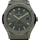 ウブロ HUBLOT クラシックフュージョン チタニウム 511.NX.7071.LR レーシンググレー チタン 自動巻き メンズ 腕時計