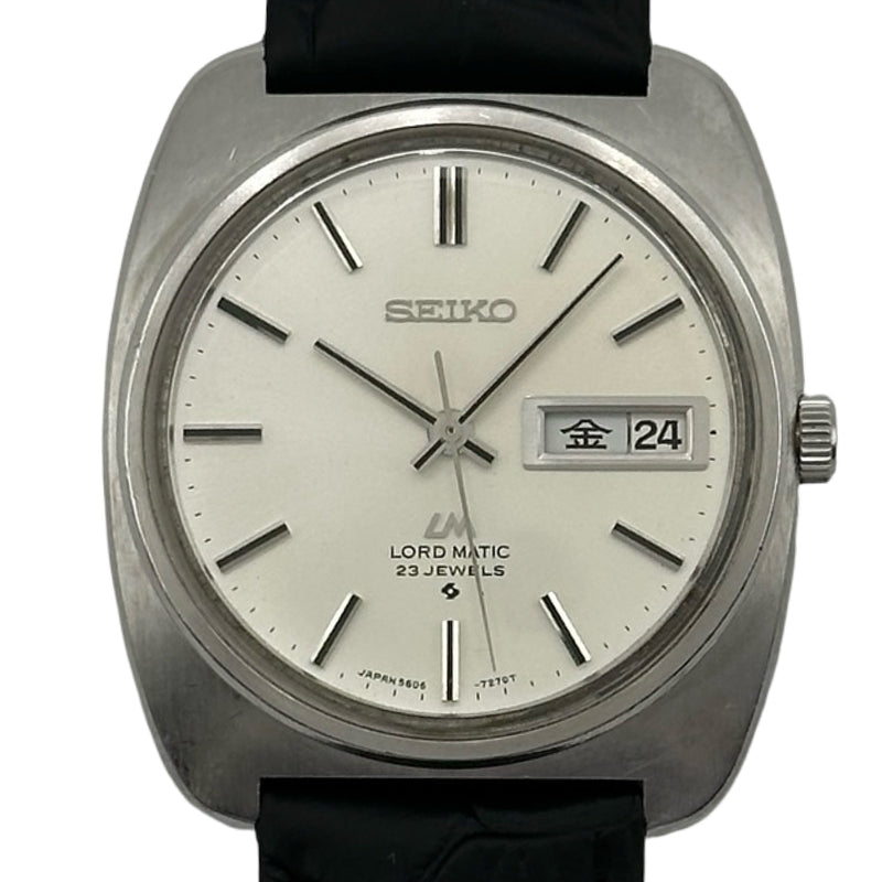 セイコー　ロードマチック　5606-7130 セイコー SEIKO ロードマチック 5606‐7130 シルバー ステンレス