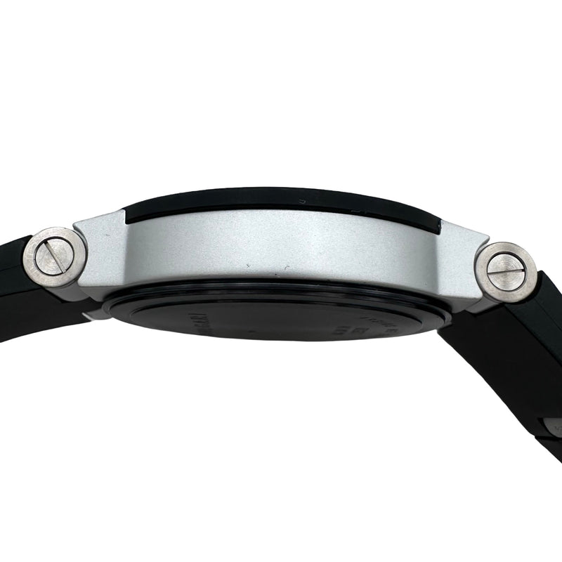 ブルガリ BVLGARI アルミニウム クロノグラフ AC38TA ピンク