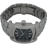 ブルガリ BVLGARI アショーマ AA44S ブラック ステンレススチール 自動巻き メンズ 腕時計