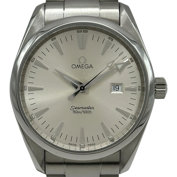 【極美品】OMEGA シーマスター アクアテラ デイト クォーツ　2517.30 オメガ OMEGA シーマスター アクアテラ クォーツ 2517.30 シルバー