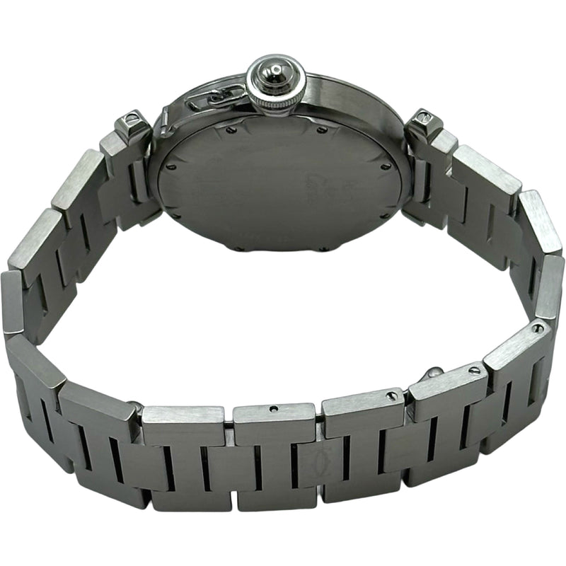 カルティエ Cartier パシャ C ビッグデイト W31044M7 ホワイト