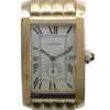 カルティエ Cartier タンクアメリカン LM W26001C9 シルバー ゴールド クオーツ レディース 腕時計