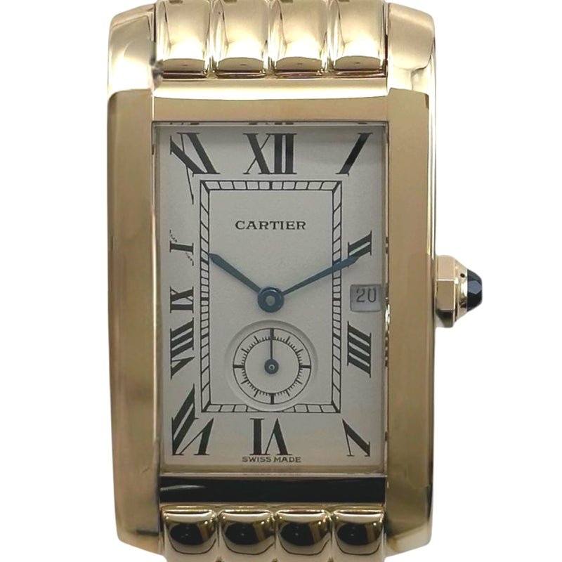 カルティエ Cartier タンクアメリカン LM W26001C9 シルバー ゴールド