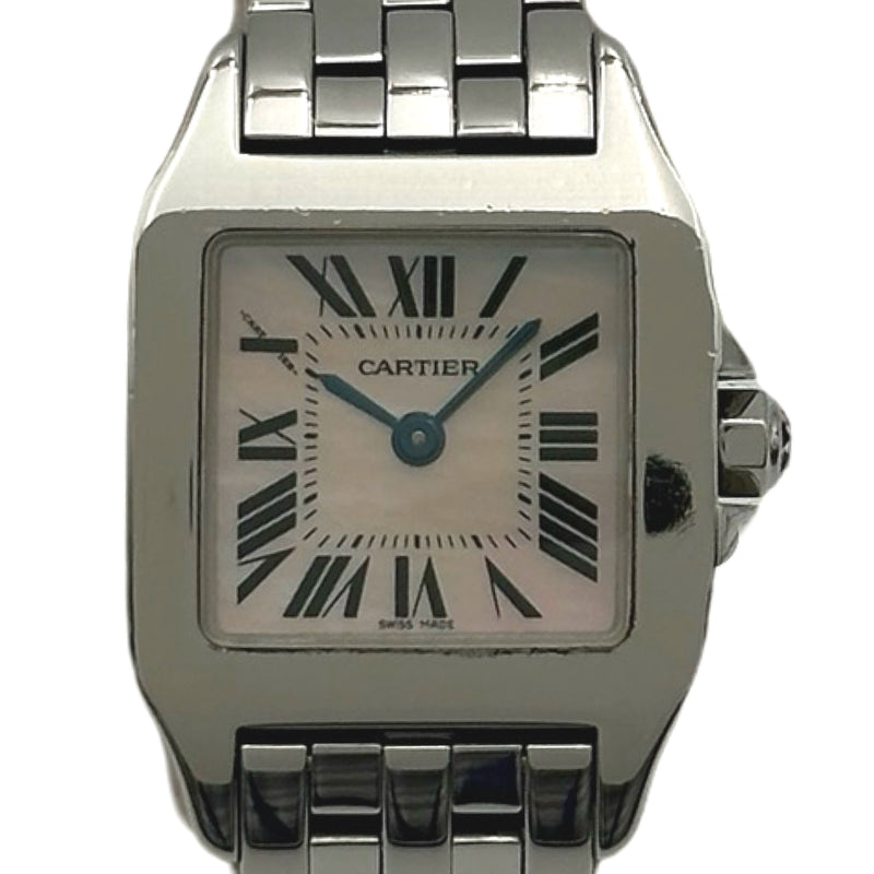 カルティエ Cartier サントス ドゥ モワゼルSM W25075Z5 ピンクシェル