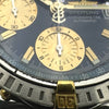 ブライトリング BREITLING クロノマット ビコロ B13352 ブルー イエローゴールド/ステンレススチール 自動巻き メンズ 腕時計