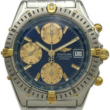 ブライトリング BREITLING クロノマット ビコロ B13352 ブルー イエローゴールド/ステンレススチール 自動巻き メンズ 腕時計