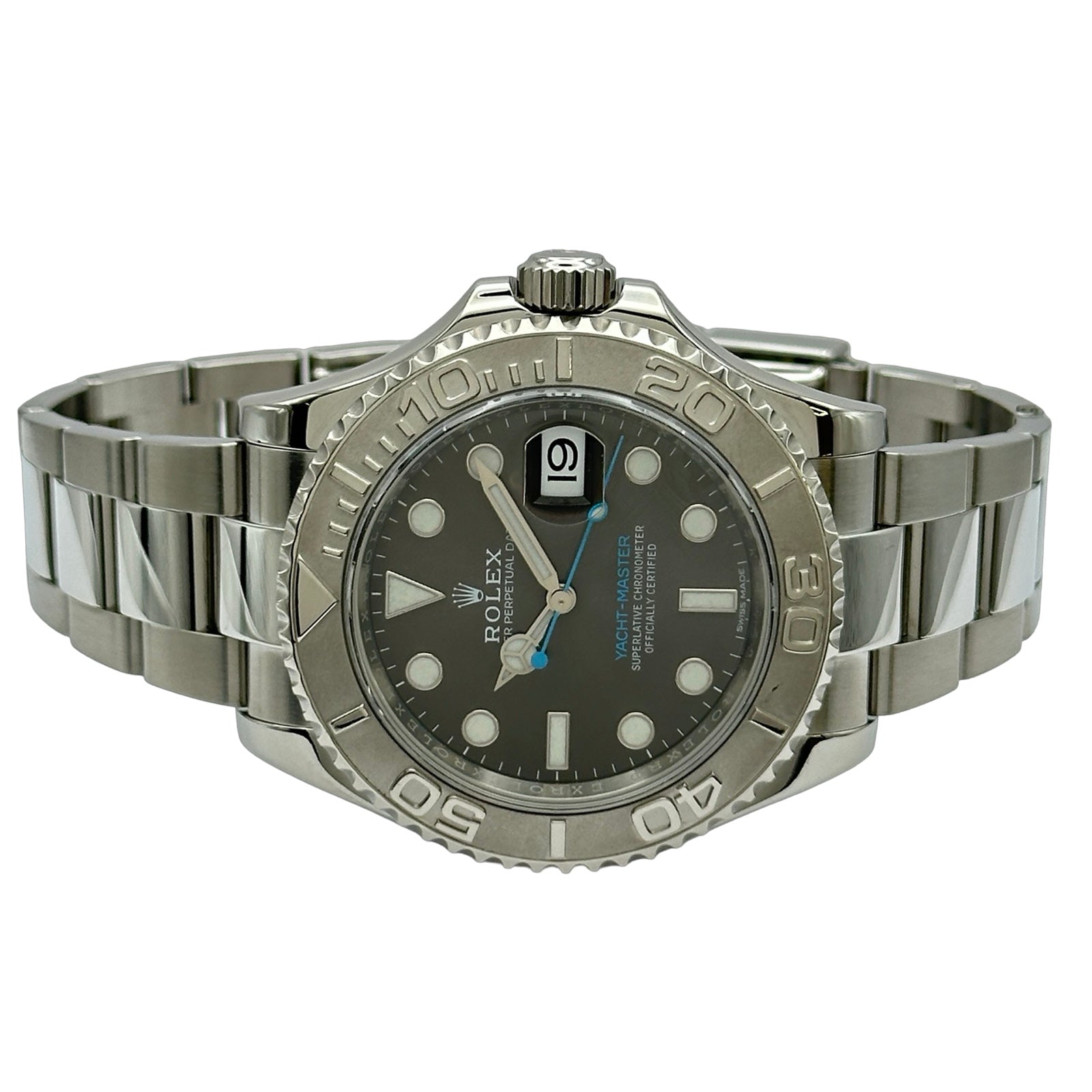 ロレックス ROLEX ヨットマスター40 スレート 116622 グレー プラチナ