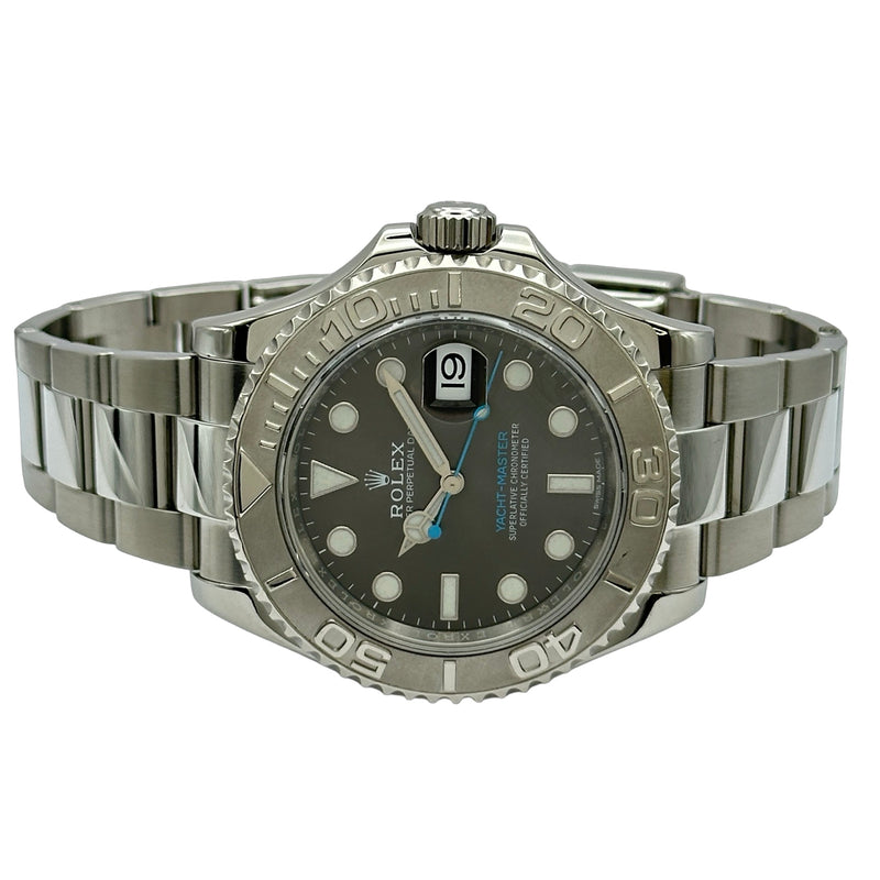 ロレックス ROLEX ヨットマスター40 スレート 116622 グレー プラチナ