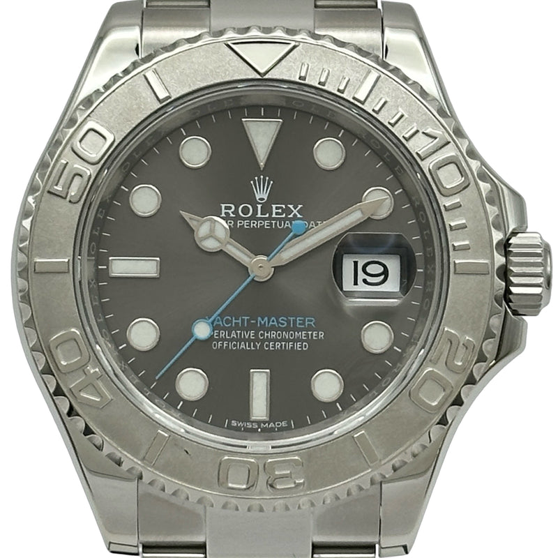ロレックス ROLEX ヨットマスター40 スレート 116622 グレー プラチナ 