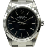 ロレックス ROLEX エアキング 14000 ブラック ステンレススチール 自動巻き ユニセックス 腕時計