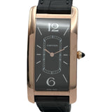 カルティエ Cartier タンク サントレ WGTA0025 ブラック ゴールド 手巻き メンズ 腕時計