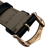 カルティエ Cartier タンク サントレ WGTA0025 ブラック ゴールド 手巻き メンズ 腕時計