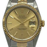 ロレックス ROLEX デイトジャスト 16233 ゴールド ゴールド/ステンレススチール 自動巻き メンズ 腕時計