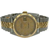 ロレックス ROLEX デイトジャスト 16233 ハウンドトゥース ゴールド/ステンレススチール 自動巻き メンズ 腕時計