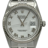 ロレックス ROLEX デイトジャスト 16234 ホワイト ステンレススチール 自動巻き メンズ 腕時計