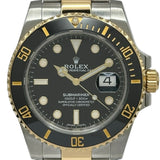 ロレックス ROLEX サブマリーナ 116613LN ブラック ゴールド/ステンレススチール 自動巻き メンズ 腕時計