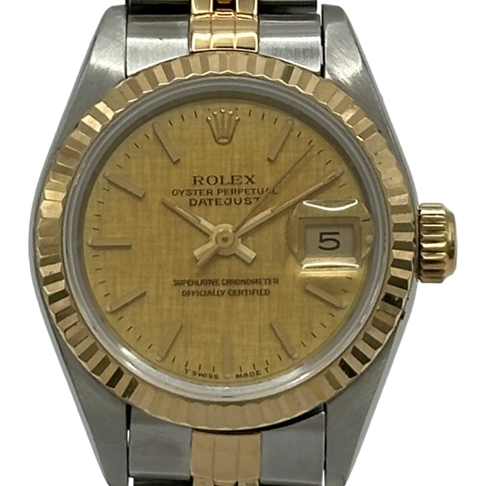 ロレックス ROLEX デイトジャスト モザイク 69173 ゴールド ゴールド