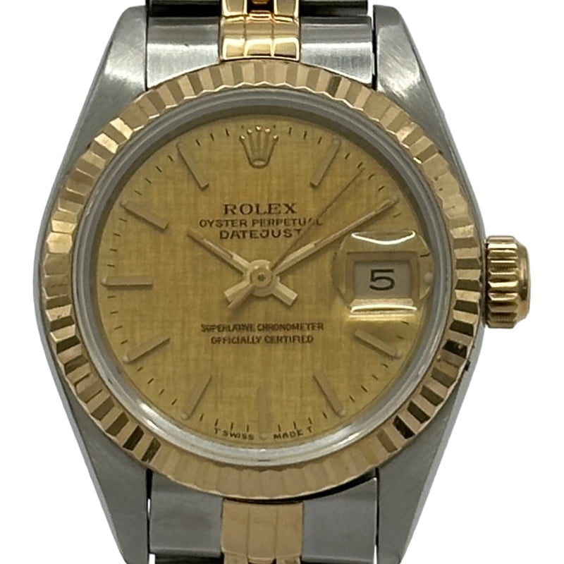 ロレックス ROLEX デイトジャスト モザイク 69173 ゴールド ゴールド